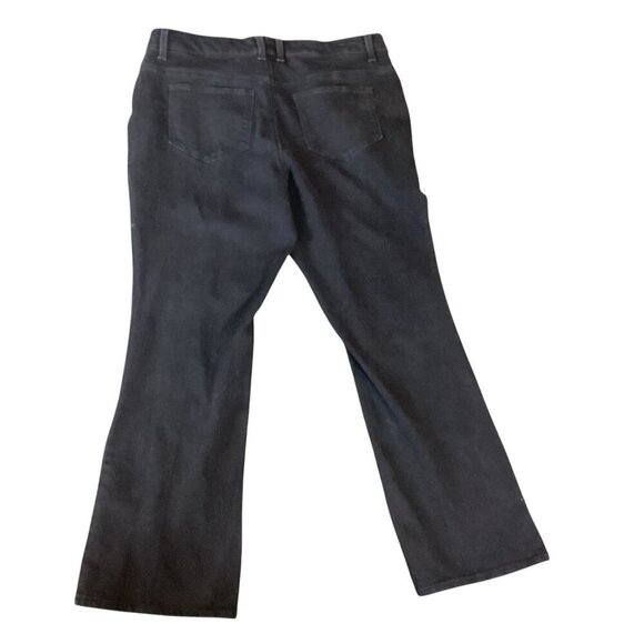 Faded Glory Jeans Plus Sz 16W Black Bootcut Stretch #94N - Picture 3 of 7